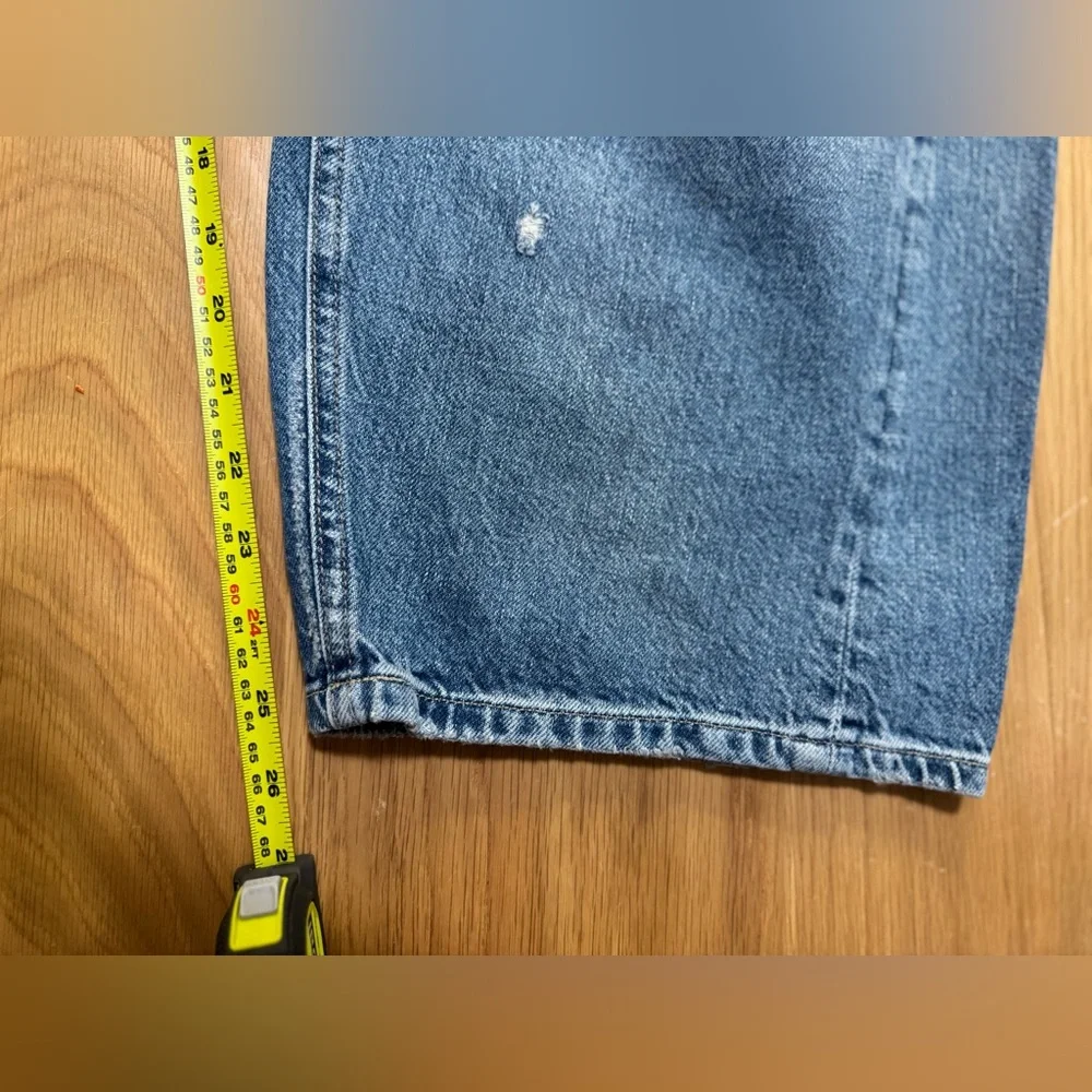 We The Free Patchwork Utility Jeans Size 31 | Grommet Waist | Drawstring Missing - Picture 8 of 8